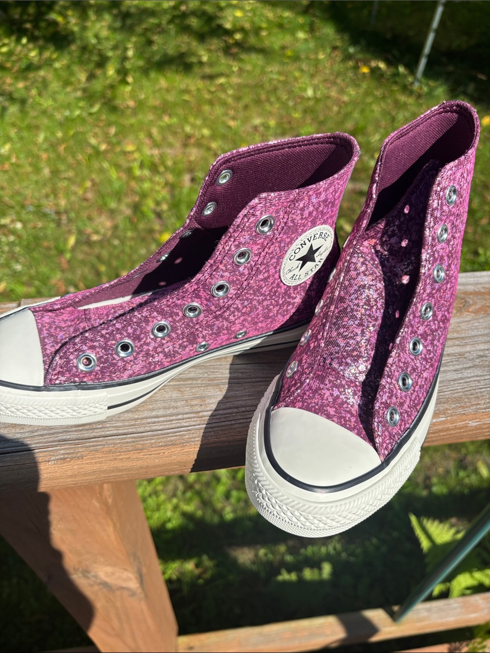 Converse Chuck Taylor All Star High Top Sneakers - Purple New 6w